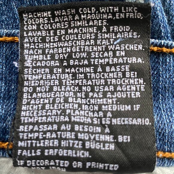 Ed Hardy Blue Boot Cut Jeans with Colorful Embroidery - Picture 12 of 15